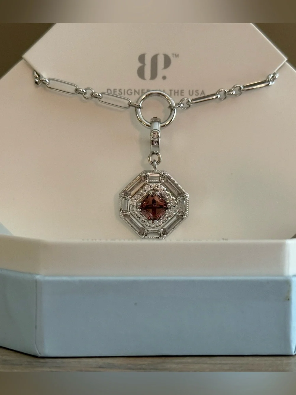 Bomb Party OG Necklace “You’re A Lucky Girl” Brand New! #112